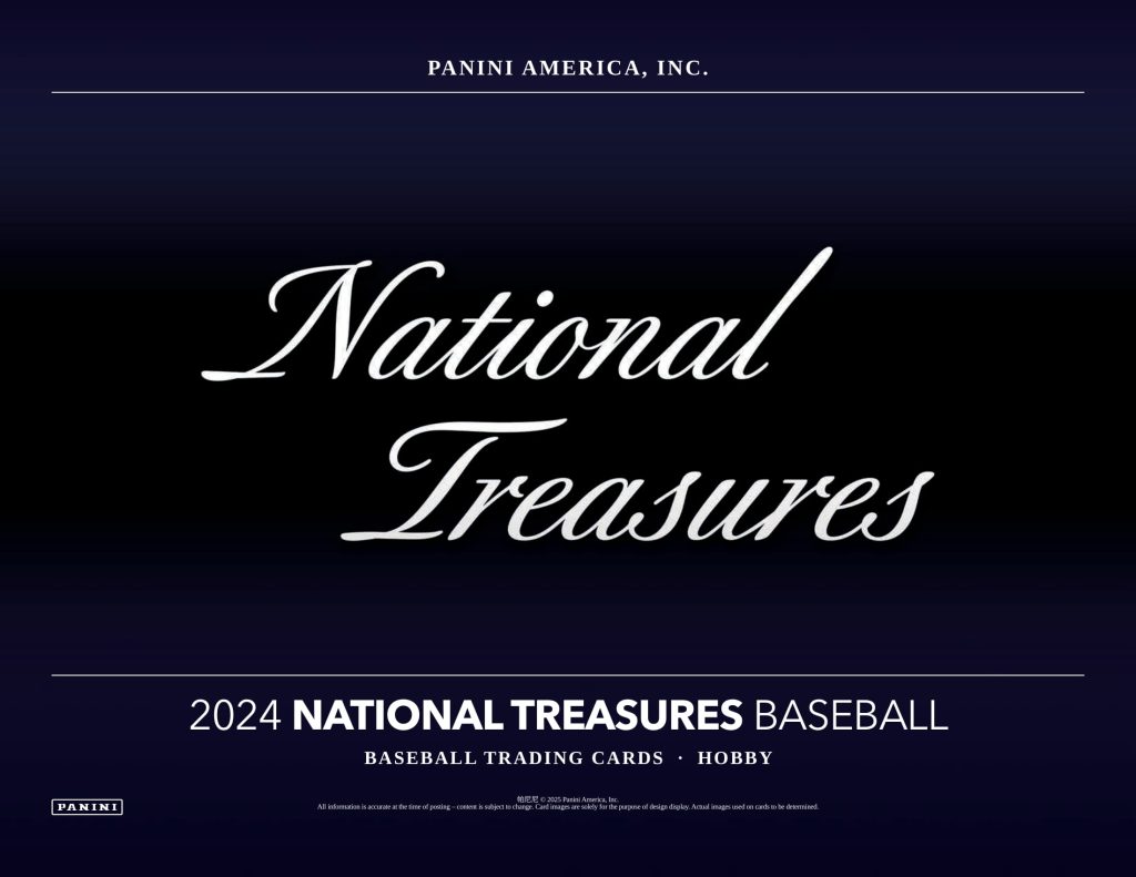 2024 PANINI NATIONAL TREASURES BASEBALL HOBBY