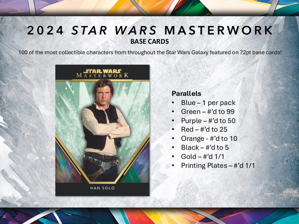 2024 TOPPS STAR WARS MASTERWORK
